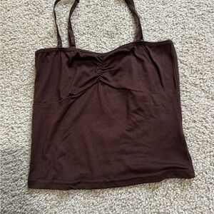 SHEIN Dark Brown Tank Top